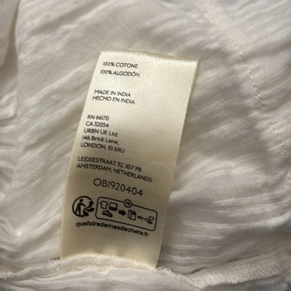 🖤 Anthropologie Puff-Sleeve Babydoll Top – Ivory | Size L